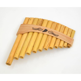 Roumaines Curved 12 Note Panpipes 